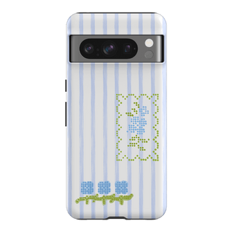 Patchwork Blue Printed Phone Cases Google Pixel 8 Pro / Armoured by Kayla Carr - The Dairy