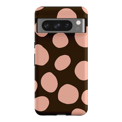 Pebbles Chocolate Pink Printed Phone Cases Google Pixel 8 Pro / Armoured by Veronica Tucker - The Dairy