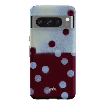 Plum Polka Dot Printed Phone Cases Google Pixel 8 Pro / Armoured by Jasmine Dowling - The Dairy