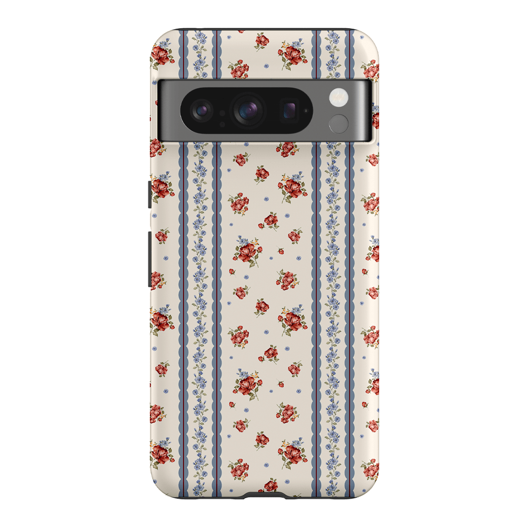 Rose Stripe Printed Phone Cases Google Pixel 8 Pro / Armoured by Kasiags Art - The Dairy