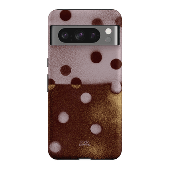 Rust Polka Dot Printed Phone Cases Google Pixel 8 Pro / Armoured by Jasmine Dowling - The Dairy
