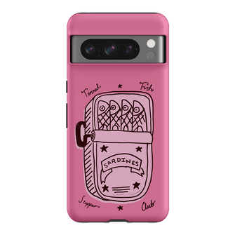 Sardine Social Pink Printed Phone Cases Google Pixel 8 Pro / Armoured by The Dairy - The Dairy