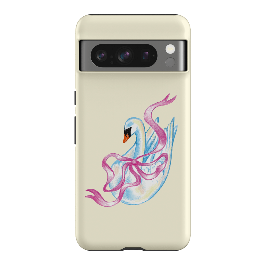 Satin Swan Printed Phone Cases Google Pixel 8 Pro / Armoured by Femke Studio - The Dairy