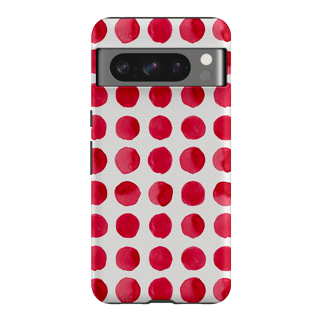 Spots in Red Printed Phone Cases by The Dairy - The Dairy