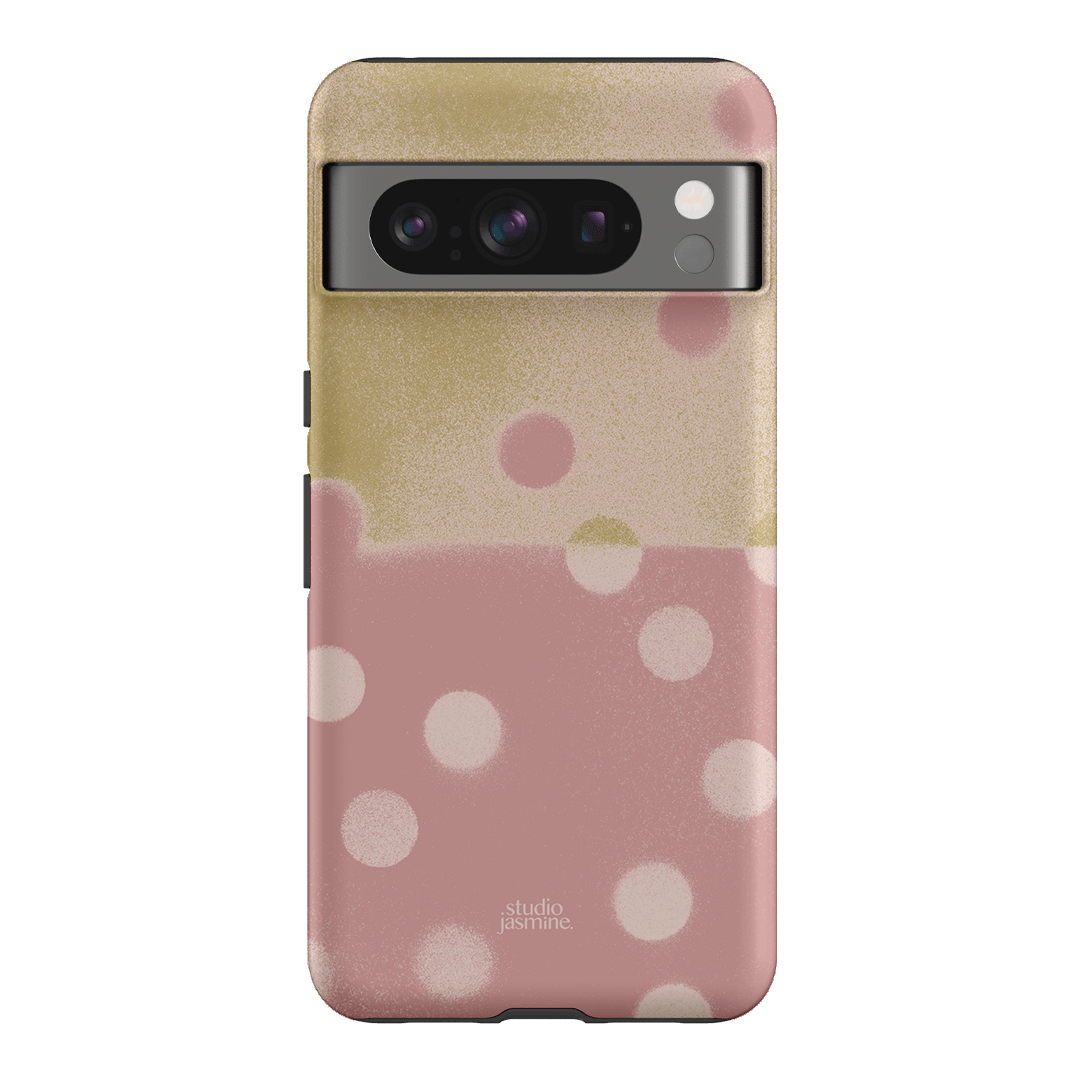 Strawberry Polka Dot Printed Phone Cases Google Pixel 8 Pro / Armoured by Jasmine Dowling - The Dairy