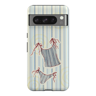 Stripe Tankini Printed Phone Cases Google Pixel 8 Pro / Armoured by Kayla Carr - The Dairy