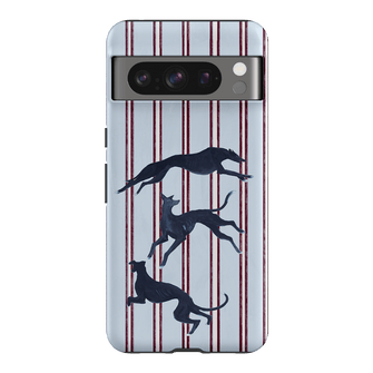 Stripey Hounds Printed Phone Cases Google Pixel 8 Pro / Armoured by Lisa Hu - The Dairy