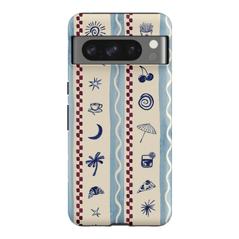 Summer Snacks Blue Printed Phone Cases Google Pixel 8 Pro / Armoured by Charlie Taylor - The Dairy