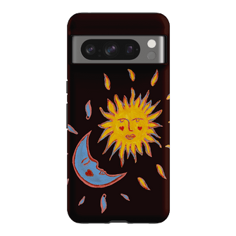 Sun & Moon Plum Printed Phone Cases Google Pixel 8 Pro / Armoured by BG. Studio - The Dairy