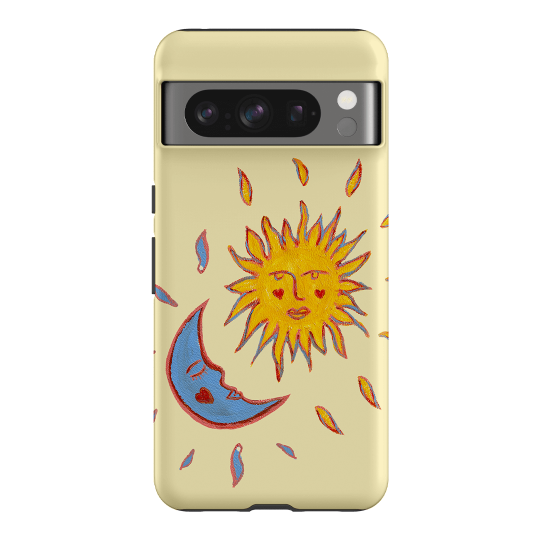 Sun & Moon Yellow Printed Phone Cases Google Pixel 8 Pro / Armoured by BG. Studio - The Dairy