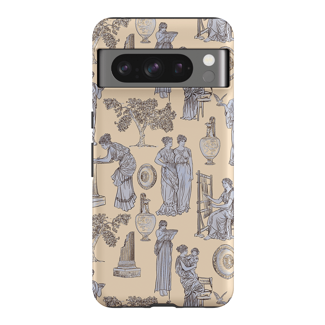 Symposium Alabaster Printed Phone Cases Google Pixel 8 Pro / Armoured by Veronica Tucker - The Dairy