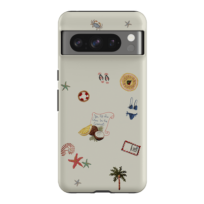 Vacay All Day Cream Printed Phone Cases by Antipodean - The Dairy