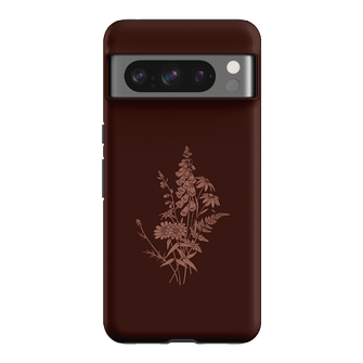 Wildflowers Mocha Printed Phone Cases Google Pixel 8 Pro / Armoured by Typoflora - The Dairy