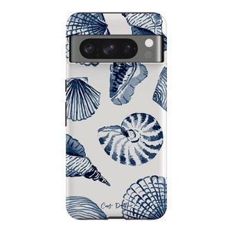 Blue Shells Printed Phone Cases Google Pixel 8 Pro / Armoured by Cass Deller - The Dairy