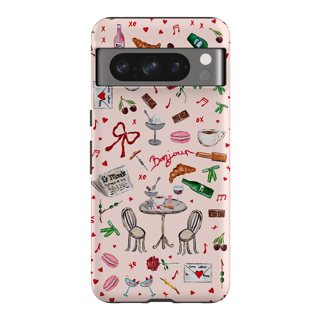 Bonjour Printed Phone Cases Google Pixel 8 Pro / Armoured by BG. Studio - The Dairy