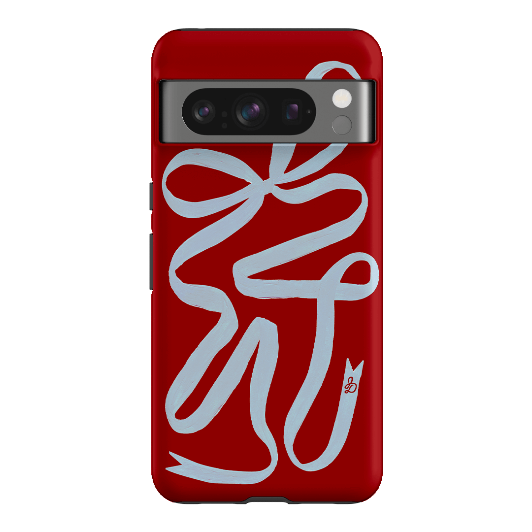 Cottage Ribbon Printed Phone Cases Google Pixel 8 Pro / Armoured by Jasmine Dowling - The Dairy