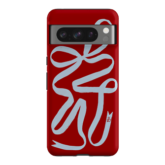 Cottage Ribbon Printed Phone Cases Google Pixel 8 Pro / Armoured by Jasmine Dowling - The Dairy
