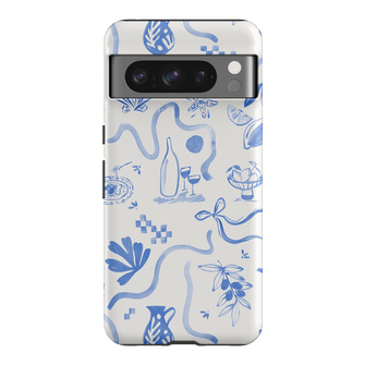 Mediterranean Wave Printed Phone Cases Google Pixel 8 Pro / Armoured by Charlie Taylor - The Dairy