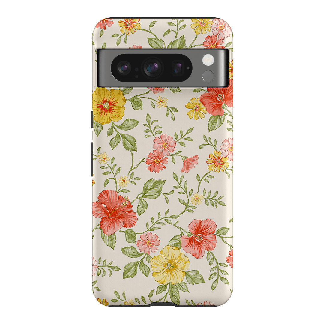 Hibiscus Printed Phone Cases Google Pixel 8 Pro / Armoured by Oak Meadow - The Dairy