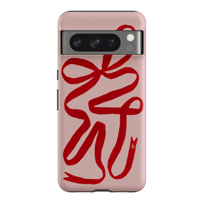Valentine Ribbon Printed Phone Cases Google Pixel 8 Pro / Armoured by Jasmine Dowling - The Dairy