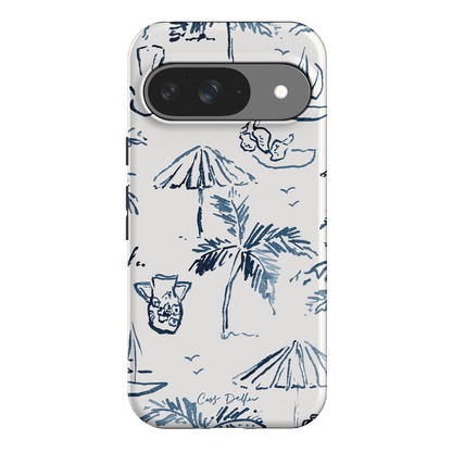 Balmy Blue Printed Phone Cases Google Pixel 9 / Armoured by Cass Deller - The Dairy