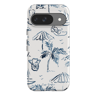 Balmy Blue Printed Phone Cases Google Pixel 9 / Armoured by Cass Deller - The Dairy
