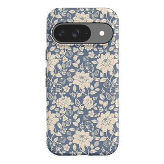 Blue Garden Printed Phone Cases Google Pixel 9 / Armoured by Kasiags Art - The Dairy