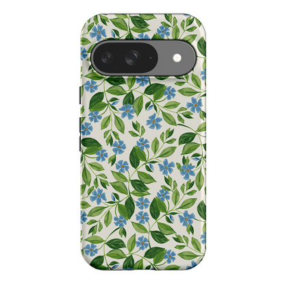 Blue Vines Printed Phone Cases Google Pixel 9 / Armoured by Ellie Mae - The Dairy