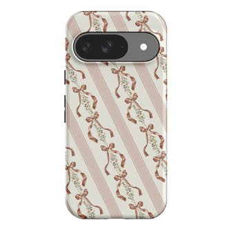 Bow Stripe Printed Phone Cases Google Pixel 9 / Armoured by Veronica Tucker - The Dairy