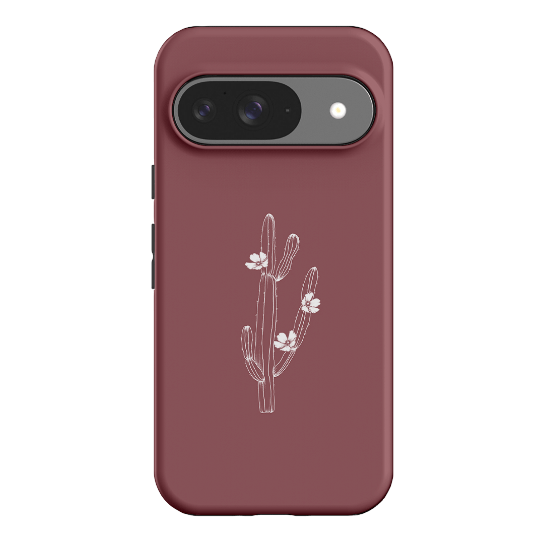 Cactus Flower Printed Phone Cases Google Pixel 9 / Armoured by Typoflora - The Dairy