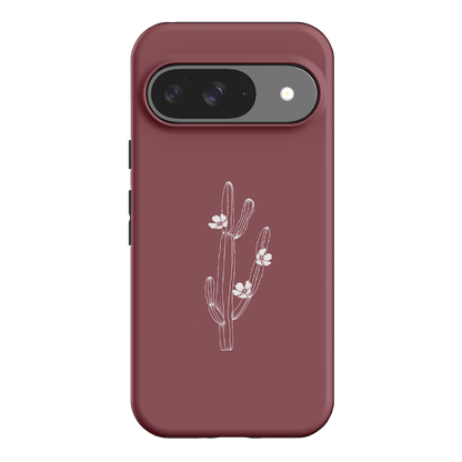 Cactus Flower Printed Phone Cases Google Pixel 9 / Armoured by Typoflora - The Dairy