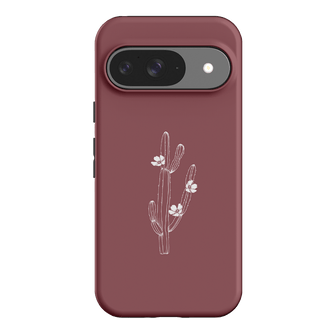 Cactus Flower Printed Phone Cases Google Pixel 9 / Armoured by Typoflora - The Dairy