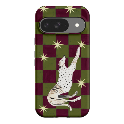 Check Greyhound Green Printed Phone Cases Google Pixel 9 / Armoured by Lisa Hu - The Dairy