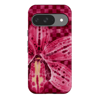 Check Orchid Printed Phone Cases Google Pixel 9 / Armoured by Sally Hungerford - The Dairy