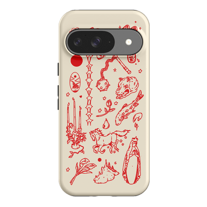 Dreamcore Cream Printed Phone Cases Google Pixel 9 / Armoured by Easty Beasty - The Dairy