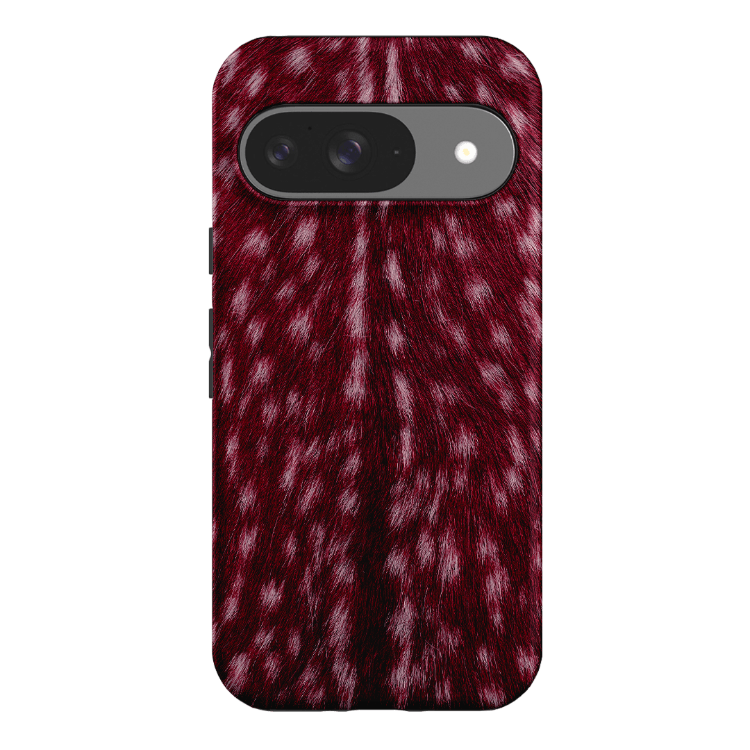 Fawn Burgundy Printed Phone Cases Google Pixel 9 / Armoured by The Dairy - The Dairy