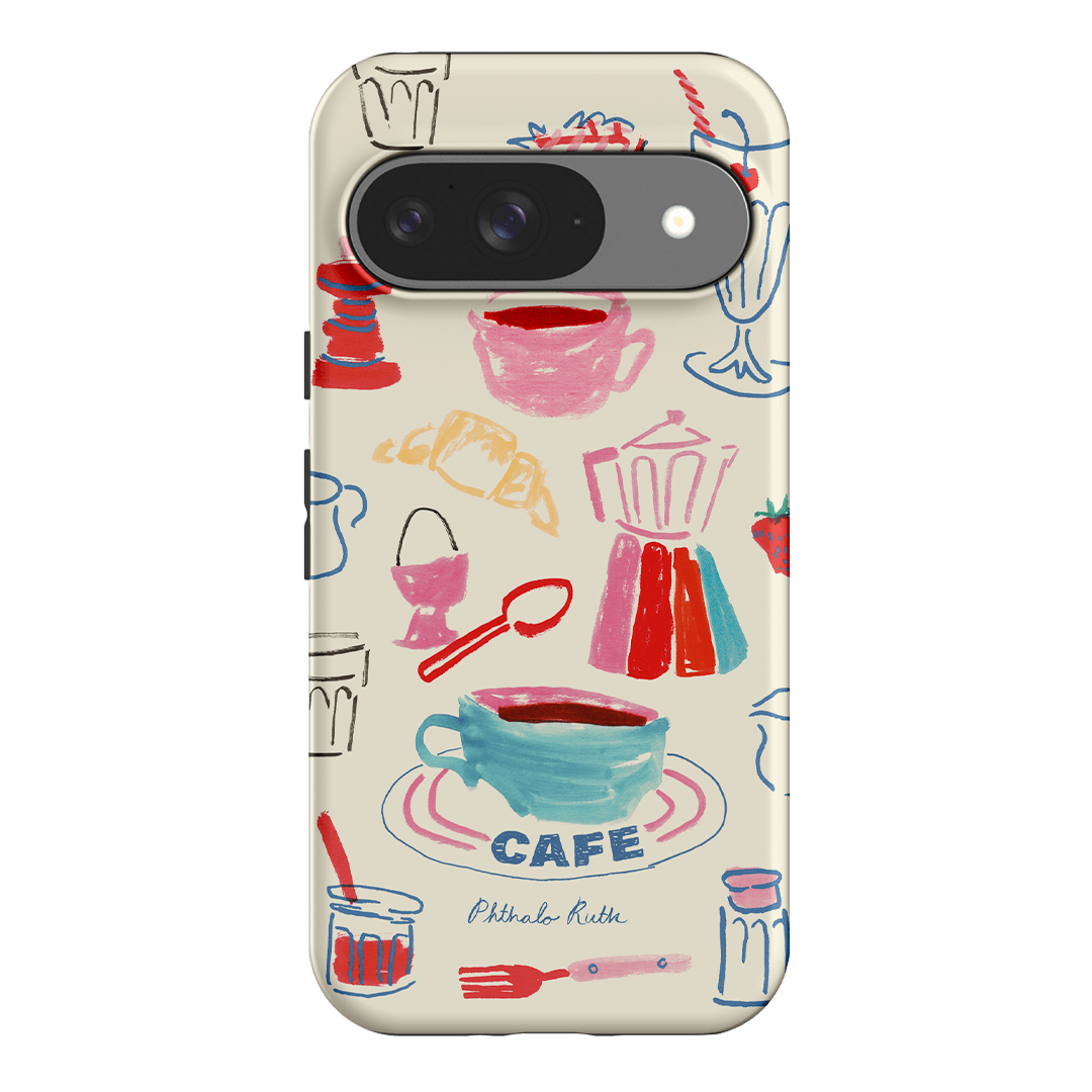 Home Cafe Printed Phone Cases Google Pixel 9 / Armoured by Phthalo Ruth - The Dairy