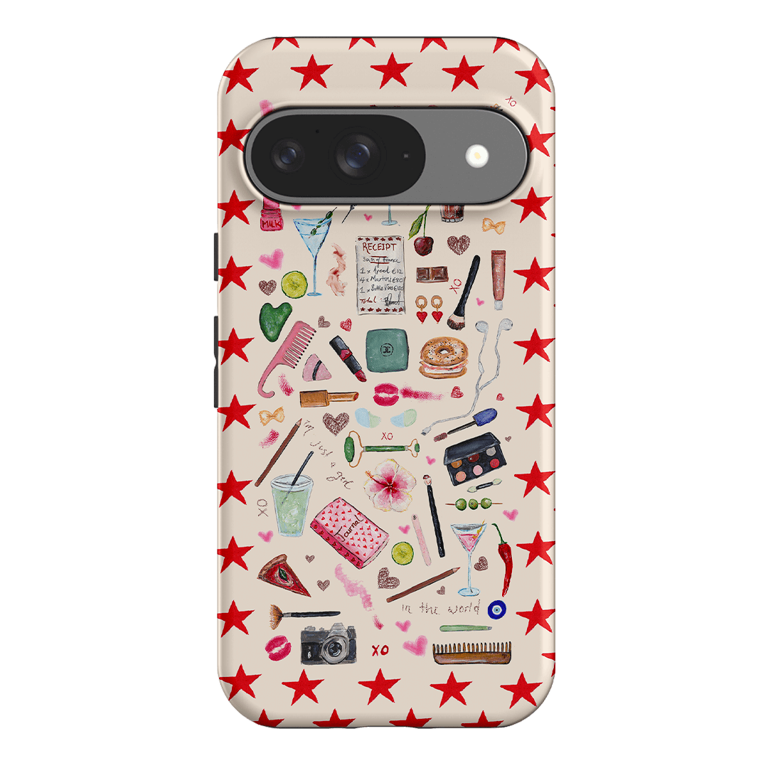 Just A Girl Printed Phone Cases Google Pixel 9 / Armoured by BG. Studio - The Dairy
