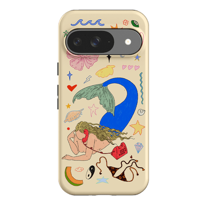 Mermaid Salad Cream Printed Phone Cases Google Pixel 9 / Armoured by Easty Beasty - The Dairy