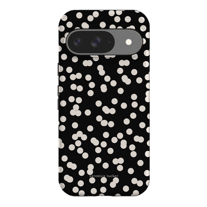 Mini Confetti Noir Printed Phone Cases Google Pixel 9 / Armoured by Veronica Tucker - The Dairy