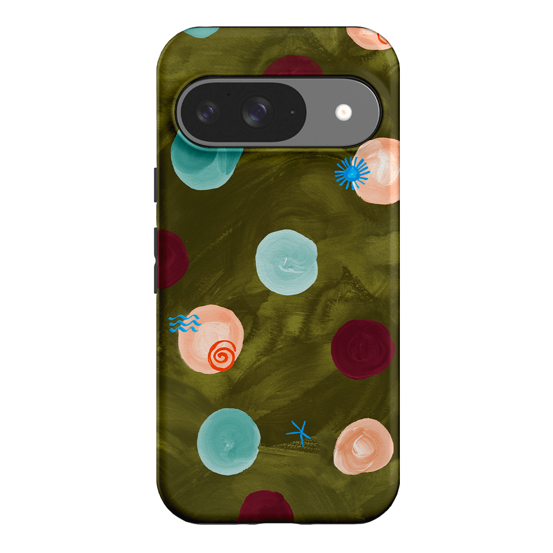 Olive Spot Printed Phone Cases Google Pixel 9 / Armoured by Charlie Taylor - The Dairy