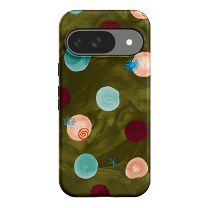 Olive Spot Printed Phone Cases Google Pixel 9 / Armoured by Charlie Taylor - The Dairy