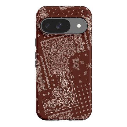 Paisley Cinnamon Printed Phone Cases Google Pixel 9 / Armoured by The Dairy - The Dairy