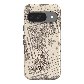 Paisley Ecru Printed Phone Cases Google Pixel 9 / Armoured by The Dairy - The Dairy