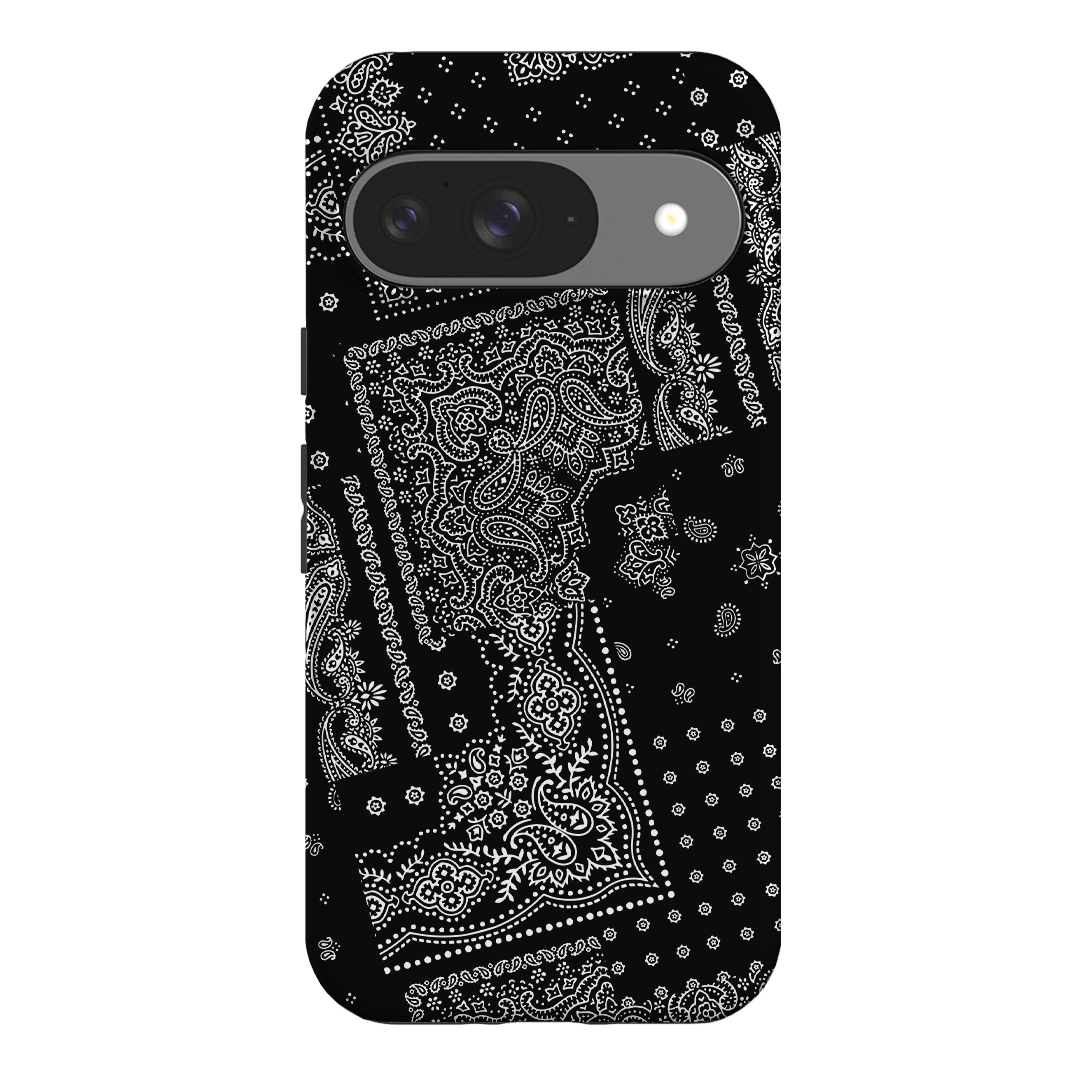 Paisley Noir Printed Phone Cases Google Pixel 9 / Armoured by The Dairy - The Dairy