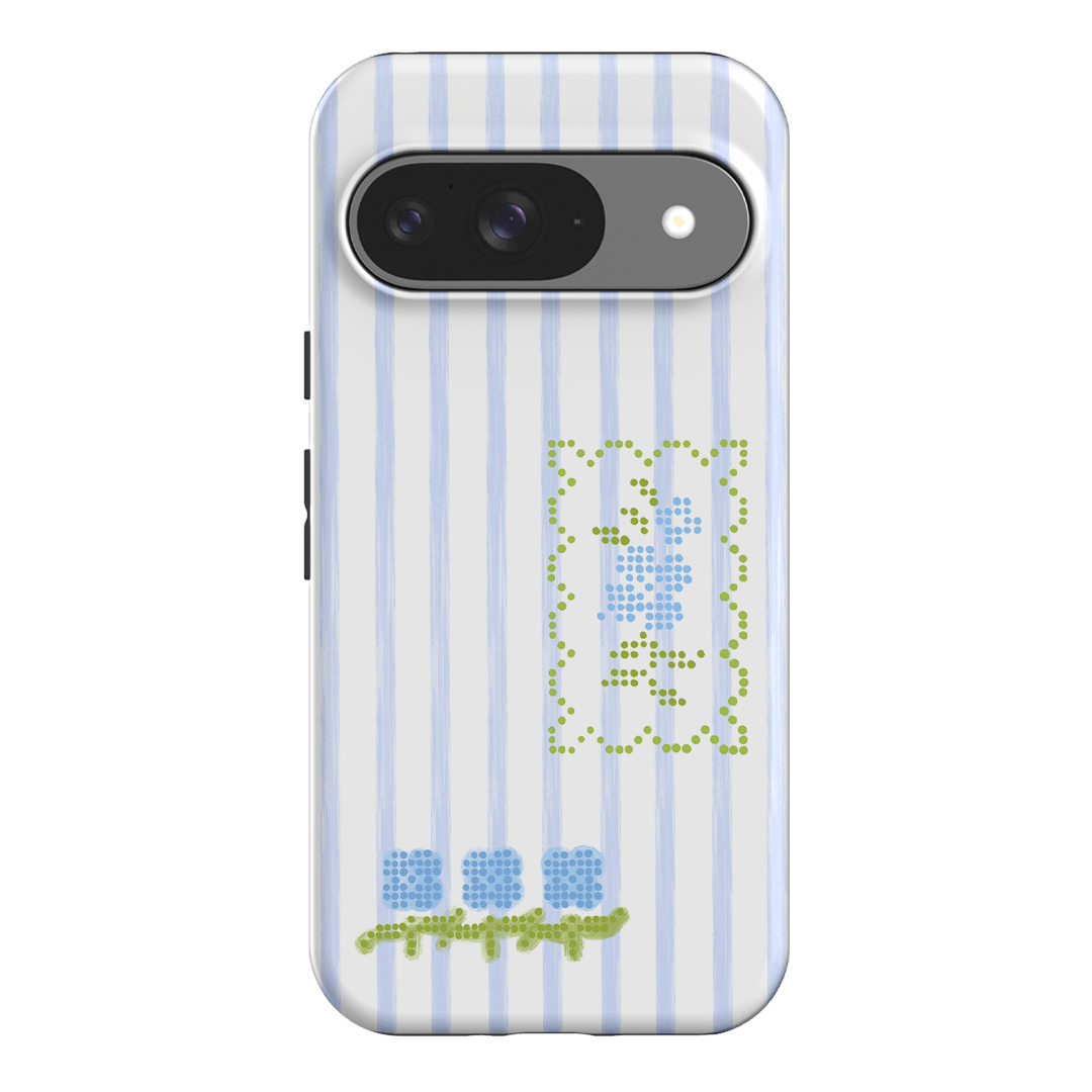 Patchwork Blue Printed Phone Cases Google Pixel 9 / Armoured by Kayla Carr - The Dairy