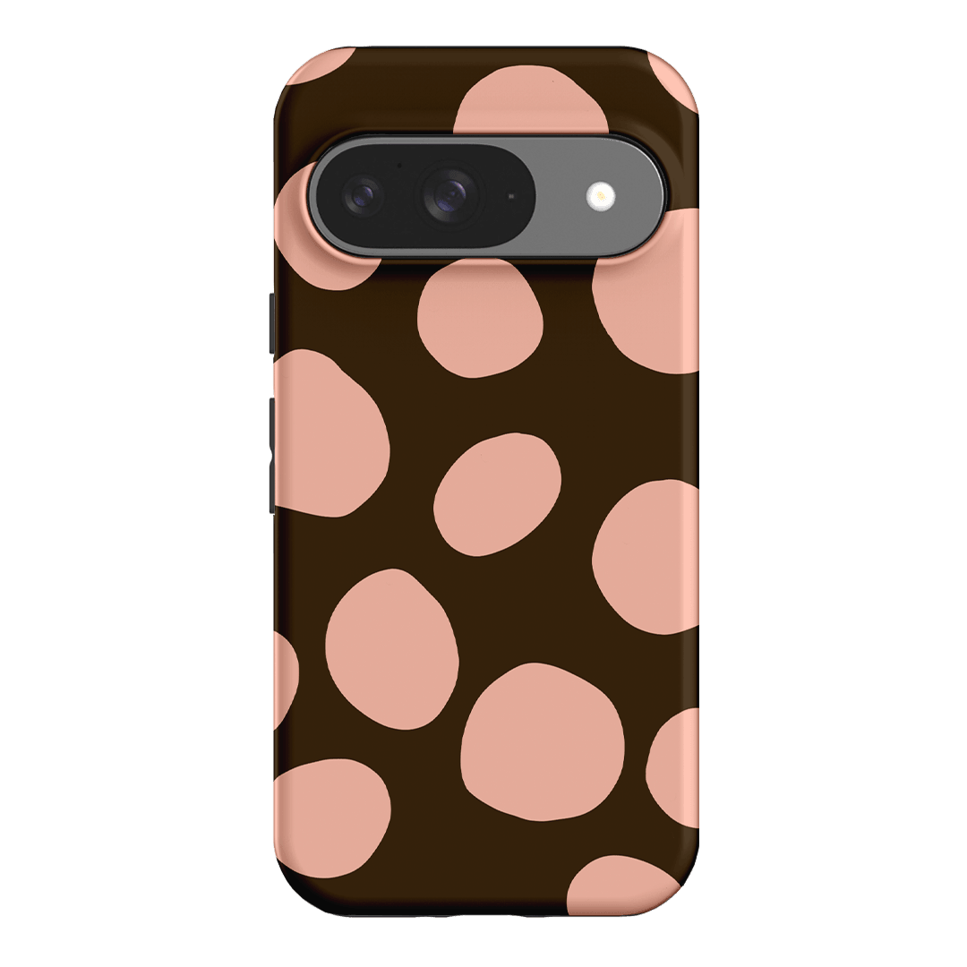 Pebbles Chocolate Pink Printed Phone Cases Google Pixel 9 / Armoured by Veronica Tucker - The Dairy