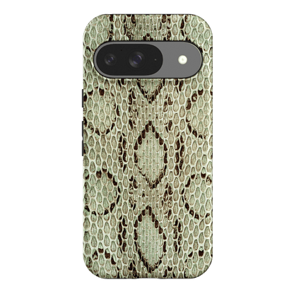 Pistachio Python Printed Phone Cases Google Pixel 9 / Armoured by The Dairy - The Dairy