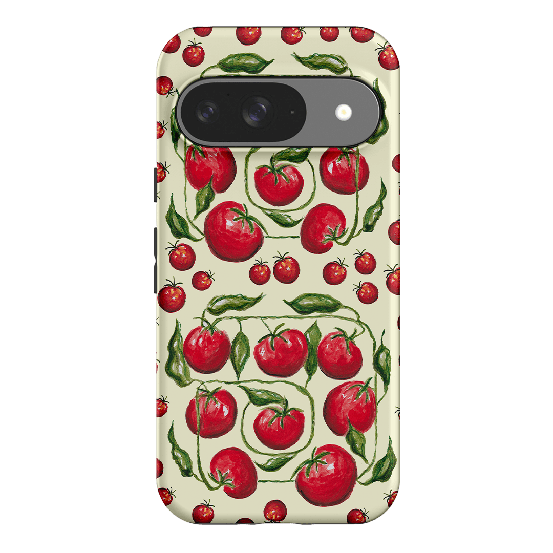 Red Tomatoes Printed Phone Cases Google Pixel 9 / Armoured by BG. Studio - The Dairy