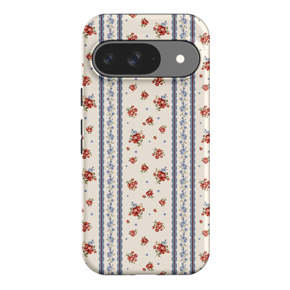 Rose Stripe Printed Phone Cases Google Pixel 9 / Armoured by Kasiags Art - The Dairy